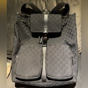 Gucci GG Canvas Backpack large